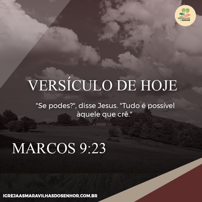Versículo de Hoje