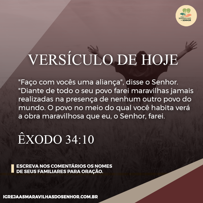 Versículo de Hoje
